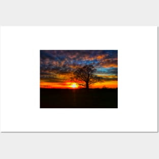 Lincolnshire Sunset Posters and Art